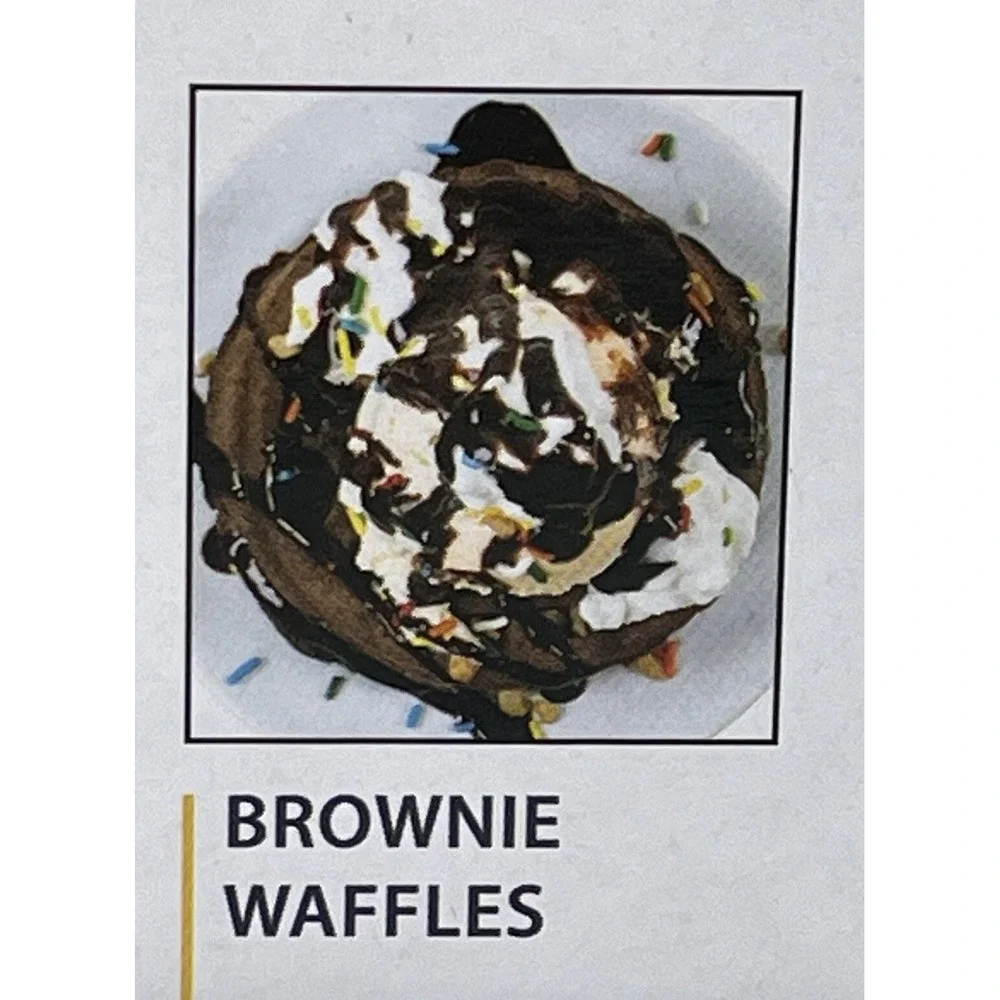 Nostalgia MyMini Snowman Waffle Maker‎ Holiday Breakfast Brunch Dorm Camper Gift